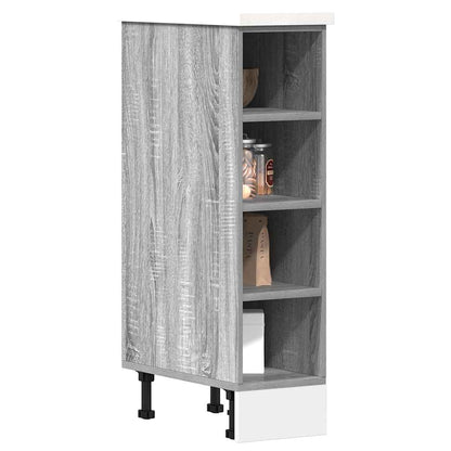 Onderkast 20x44,5x81,5 cm bewerkt hout grijs sonoma eikenkleur