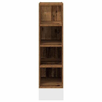 Onderkast 20x44,5x81,5 cm bewerkt hout oud houtkleurig