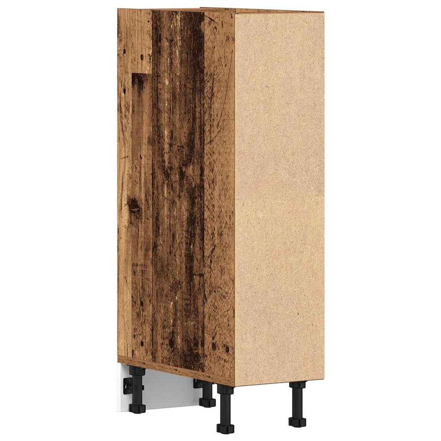 Onderkast 20x44,5x81,5 cm bewerkt hout oud houtkleurig