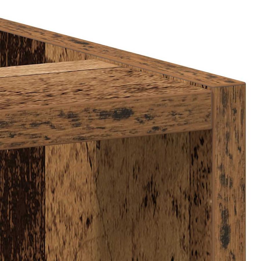 Onderkast 20x44,5x81,5 cm bewerkt hout oud houtkleurig