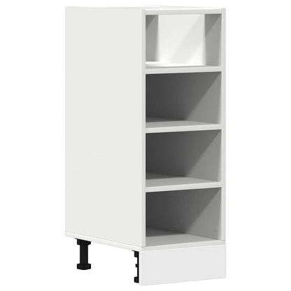 Onderkast 30x44,5x81,5 cm bewerkt hout wit