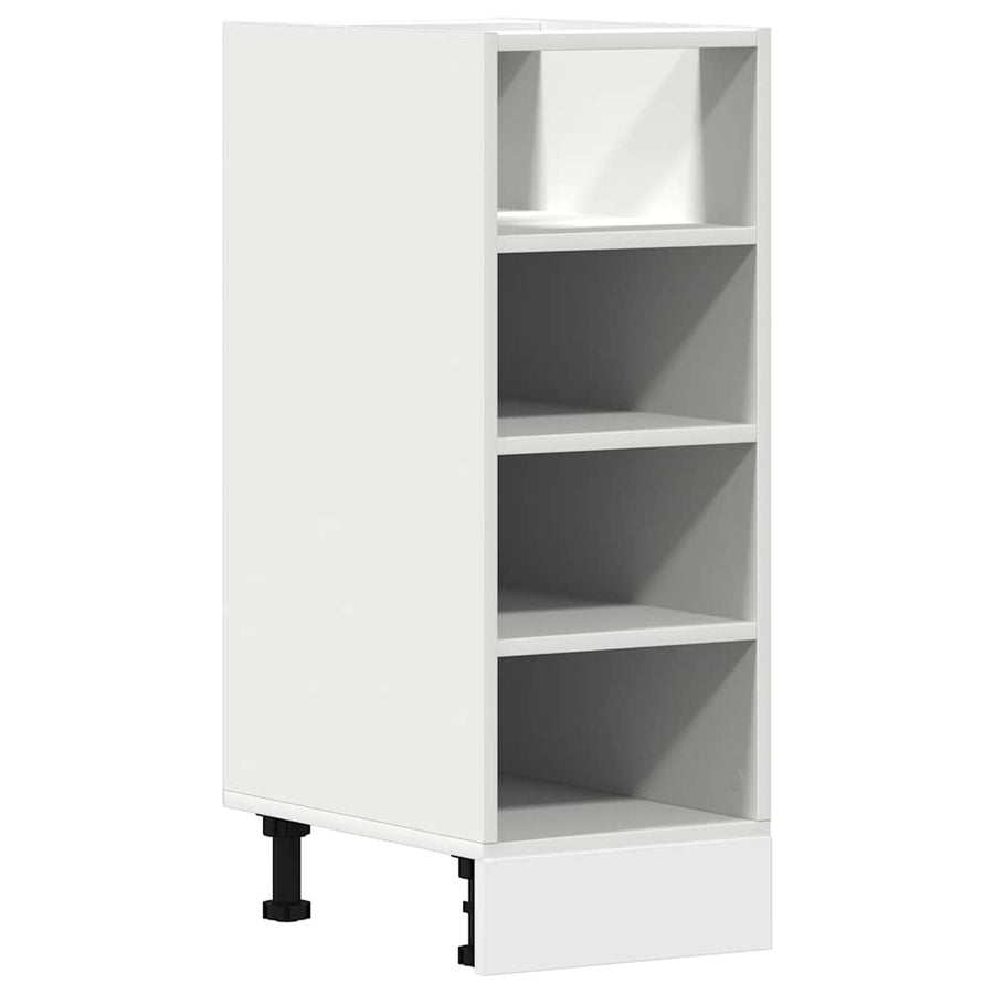 Onderkast 30x44,5x81,5 cm bewerkt hout wit