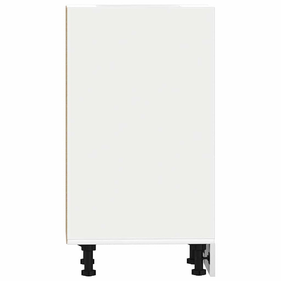 Onderkast 30x44,5x81,5 cm bewerkt hout wit