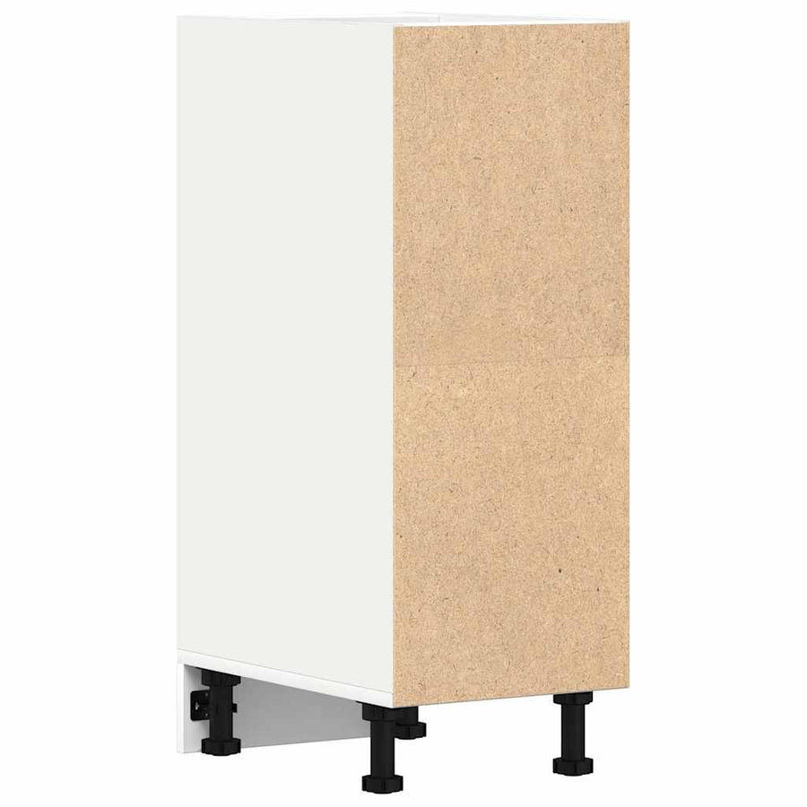 Onderkast 30x44,5x81,5 cm bewerkt hout wit