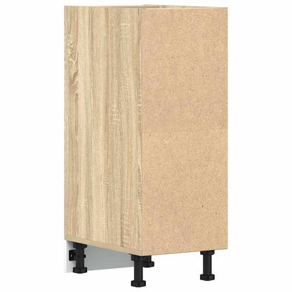Onderkast 30x44,5x81,5 cm bewerkt hout sonoma eikenkleurig