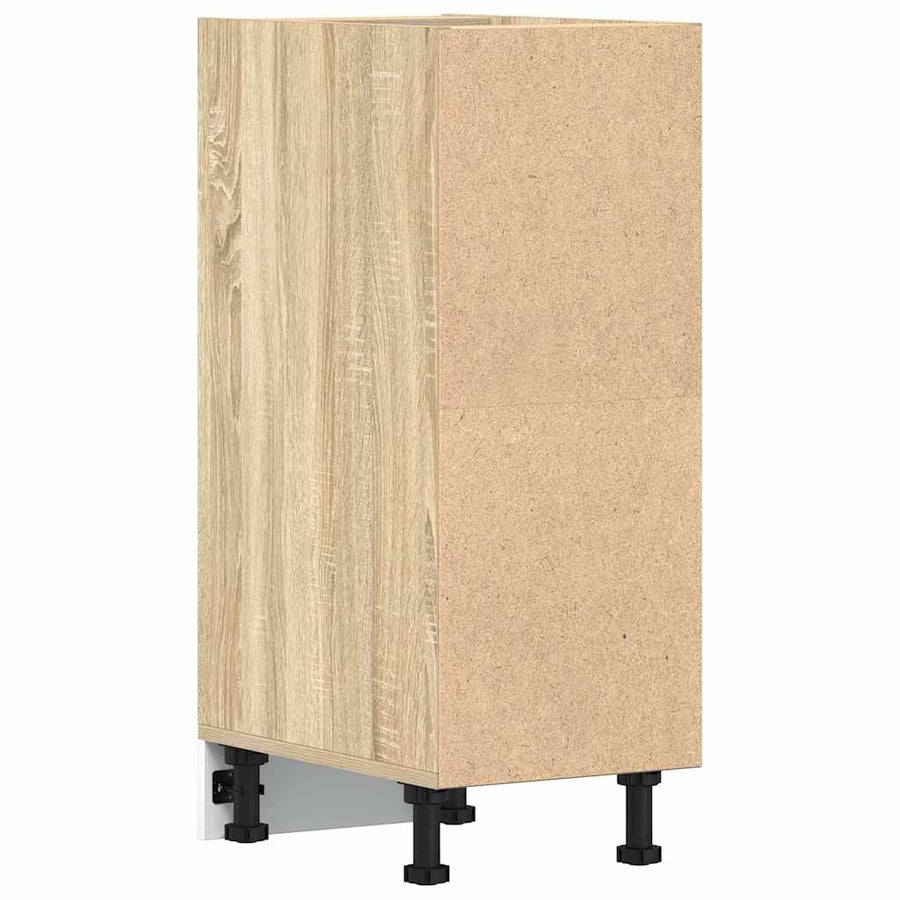 Onderkast 30x44,5x81,5 cm bewerkt hout sonoma eikenkleurig