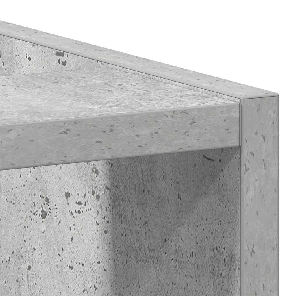 Onderkast 30x44,5x81,5 cm bewerkt hout betongrijs