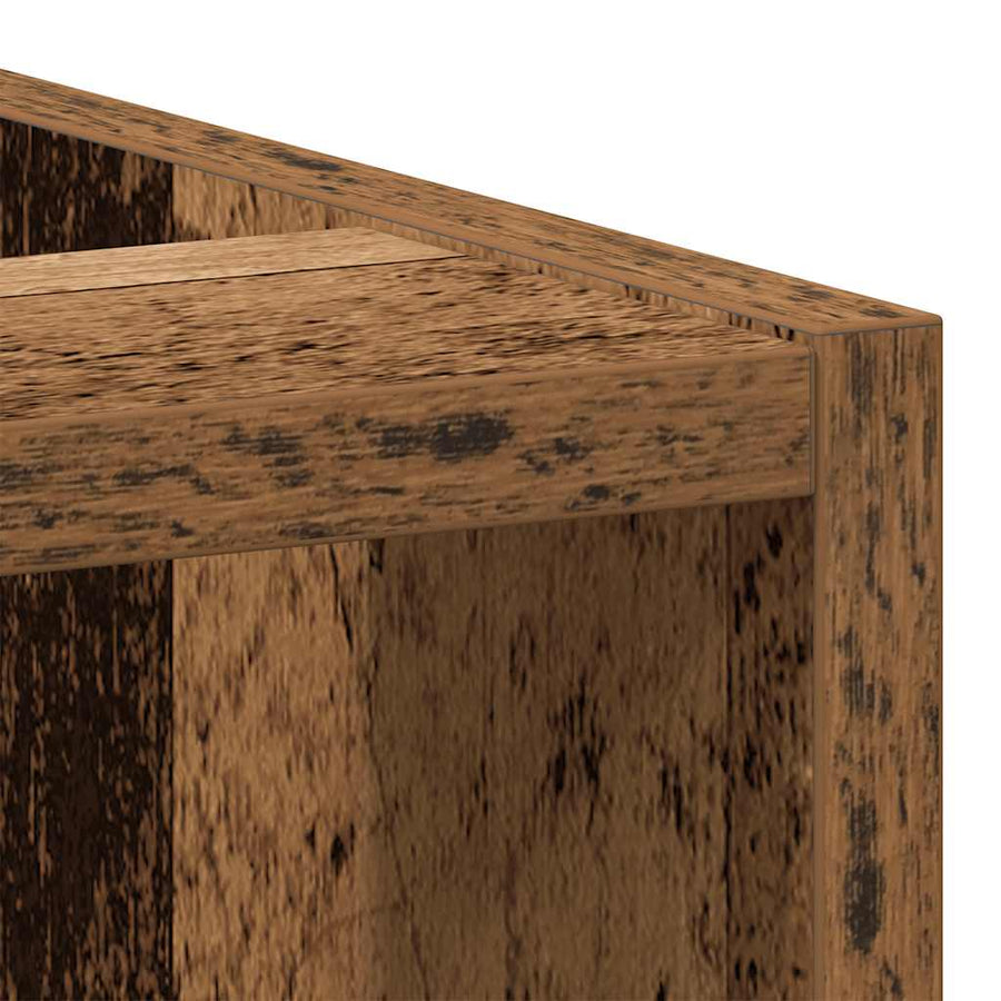 Onderkast 30x44,5x81,5 cm bewerkt hout oud houtkleurig