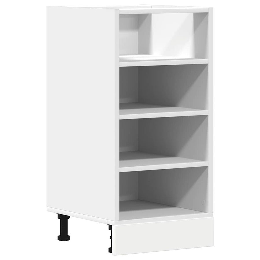 Onderkast 40x44,5x81,5 cm bewerkt hout wit
