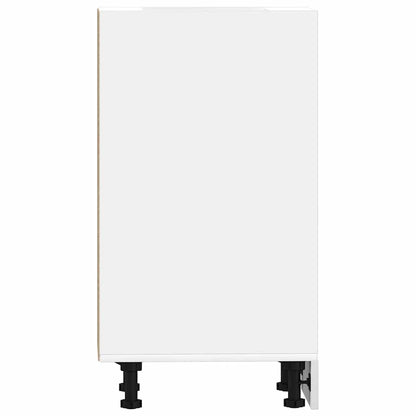 Onderkast 40x44,5x81,5 cm bewerkt hout wit