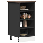 Base cabinet Riga 40x44.5x81.5 cm treated wood black