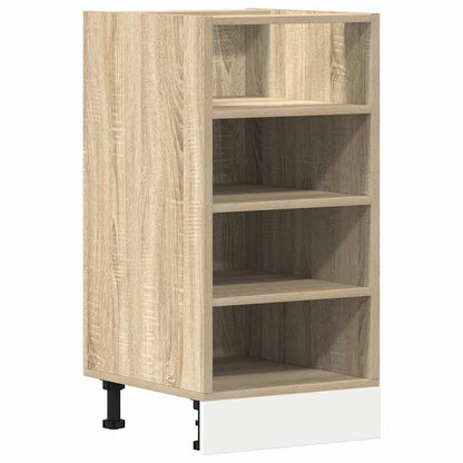 Onderkast 40x44,5x81,5 cm bewerkt hout sonoma eikenkleurig
