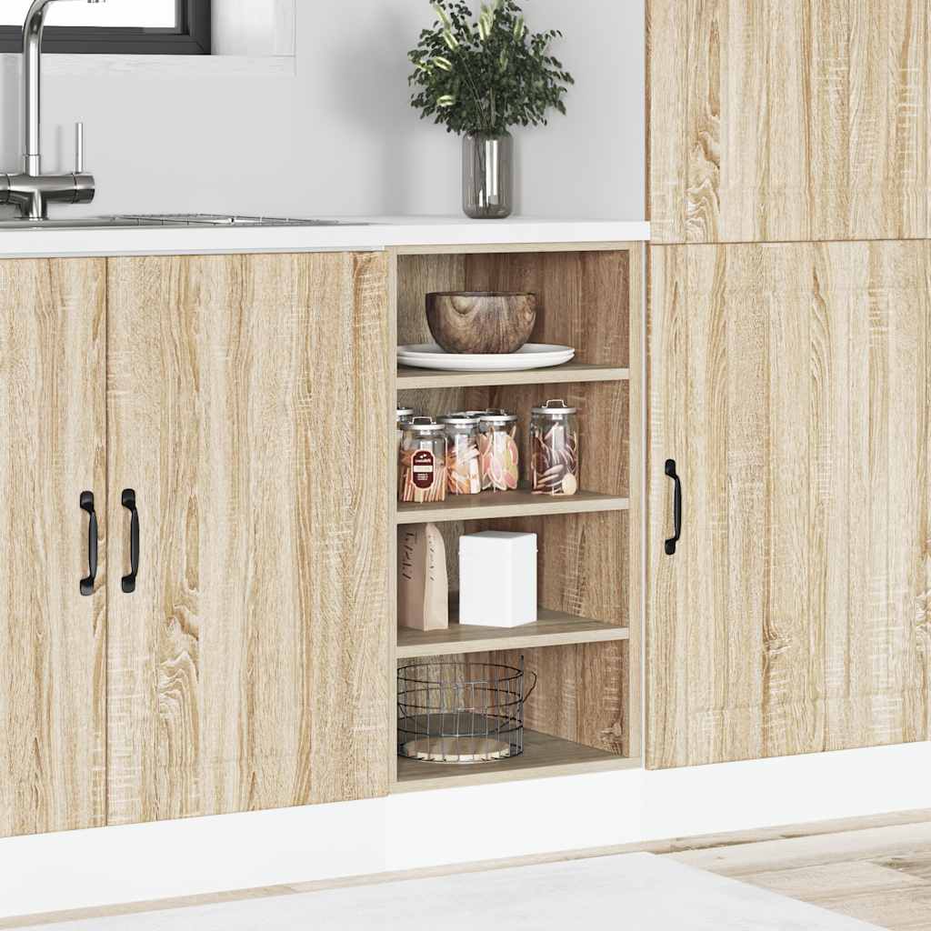 Onderkast 40x44,5x81,5 cm bewerkt hout sonoma eikenkleurig