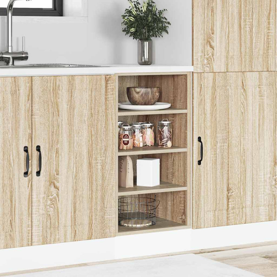 Onderkast 40x44,5x81,5 cm bewerkt hout sonoma eikenkleurig