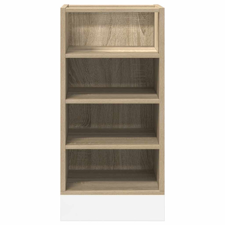 Onderkast 40x44,5x81,5 cm bewerkt hout sonoma eikenkleurig