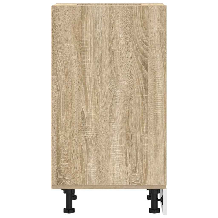 Onderkast 40x44,5x81,5 cm bewerkt hout sonoma eikenkleurig