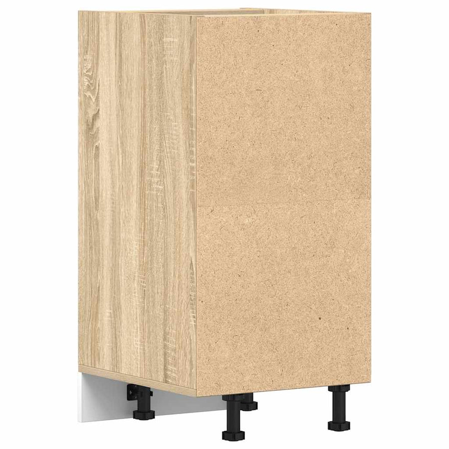 Onderkast 40x44,5x81,5 cm bewerkt hout sonoma eikenkleurig