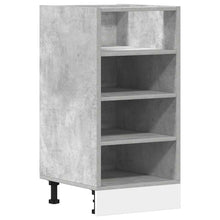 Onderkast 40x44,5x81,5 cm bewerkt hout betongrijs