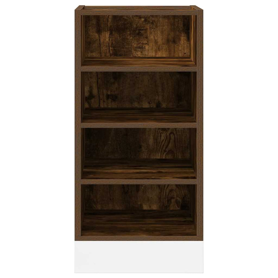 Onderkast 40x44,5x81,5 cm bewerkt hout gerookt eikenkleurig
