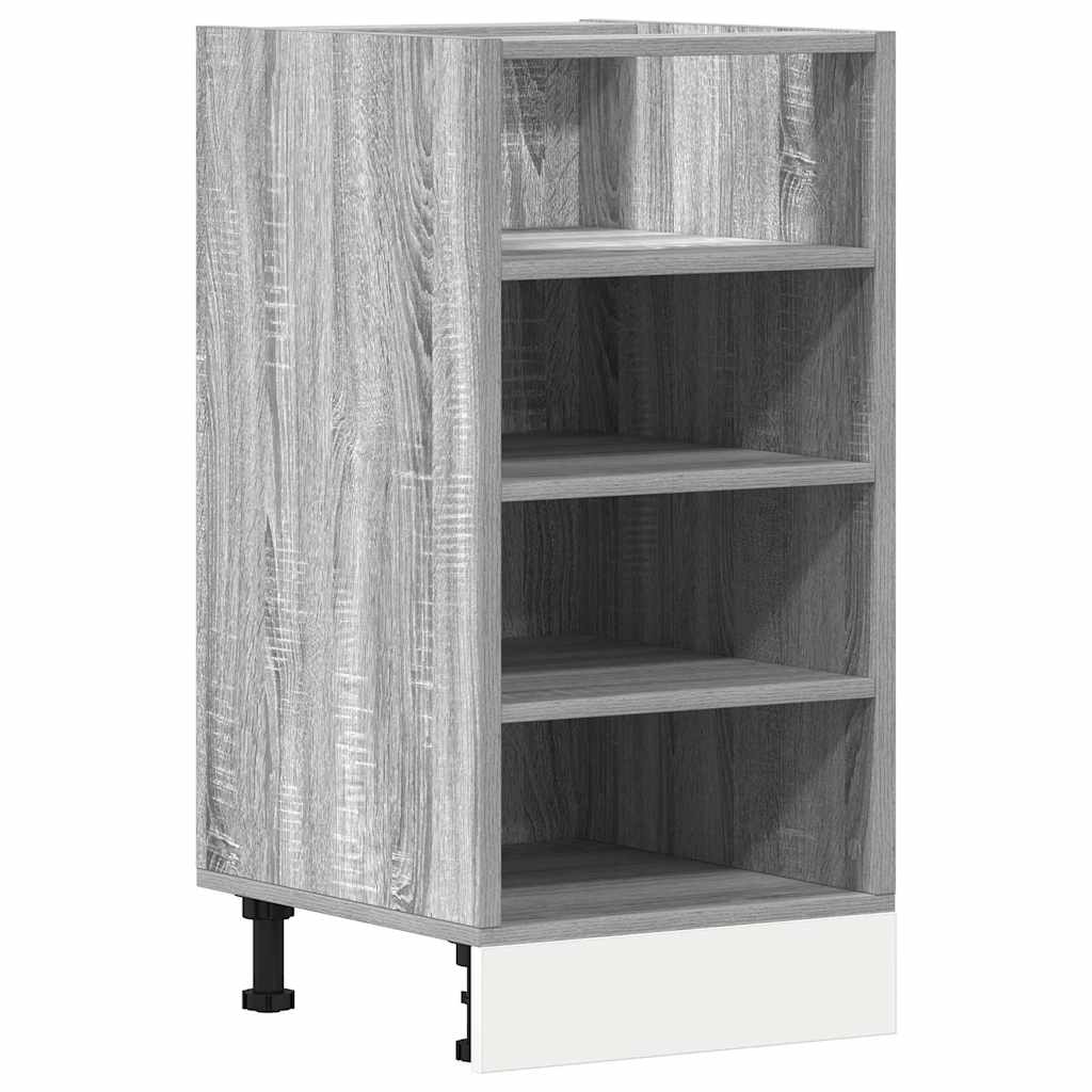 Onderkast 40x44,5x81,5 cm bewerkt hout grijs sonoma eikenkleur