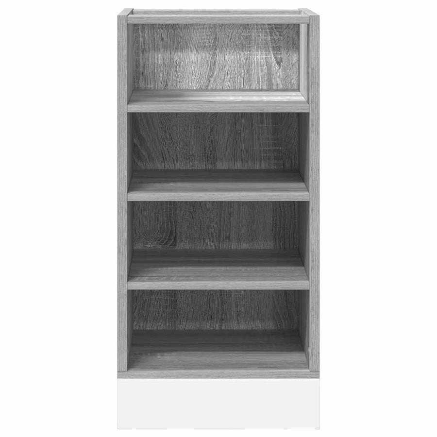 Onderkast 40x44,5x81,5 cm bewerkt hout grijs sonoma eikenkleur