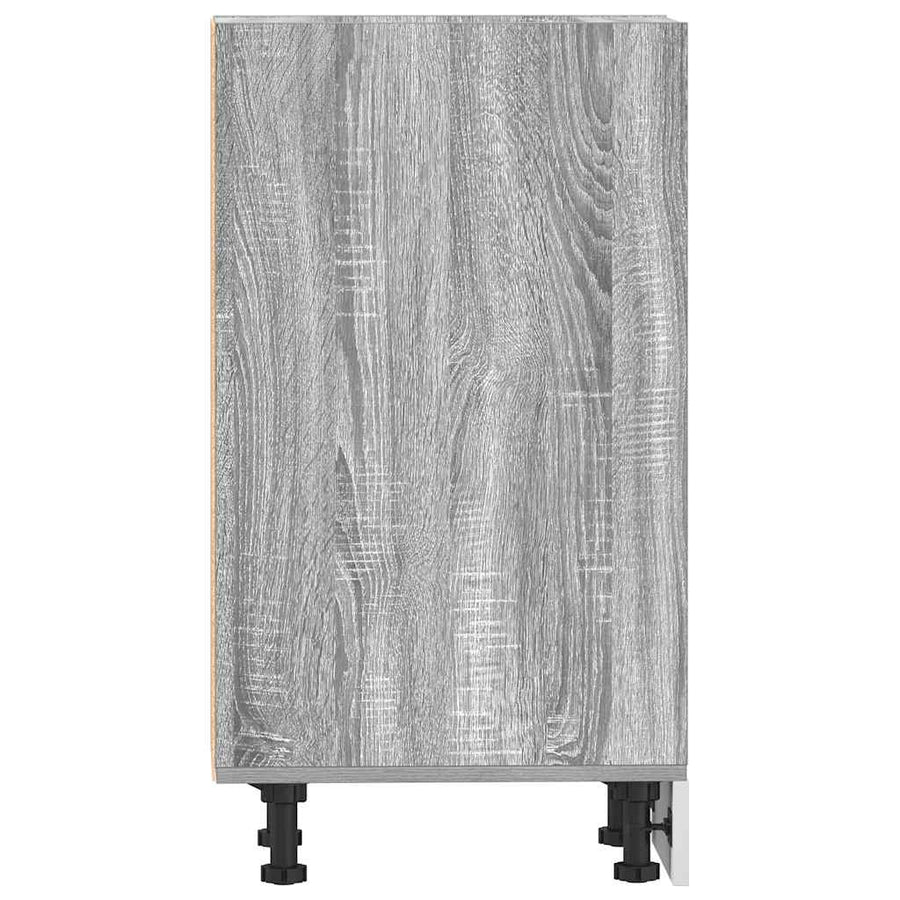 Onderkast 40x44,5x81,5 cm bewerkt hout grijs sonoma eikenkleur