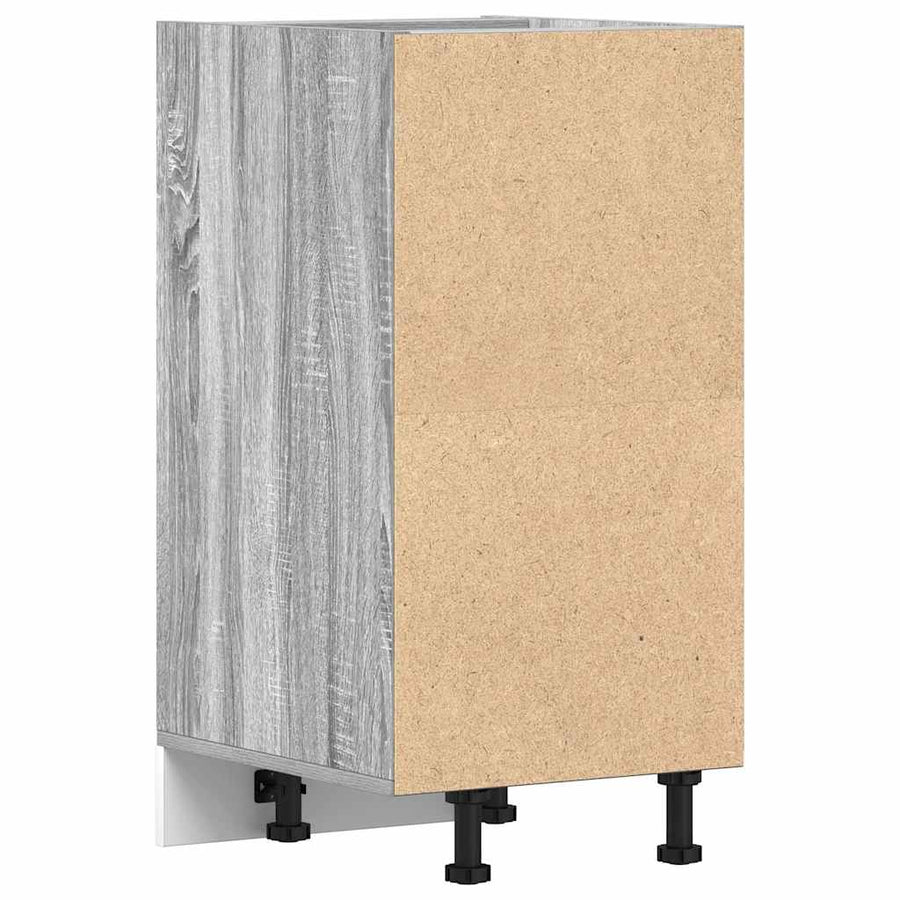 Onderkast 40x44,5x81,5 cm bewerkt hout grijs sonoma eikenkleur