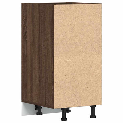 Onderkast 40x44,5x81,5 cm bewerkt hout bruin eikenkleur