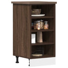 Base cabinet Riga 40x44.5x81.5 cm engineered wood brown oak color