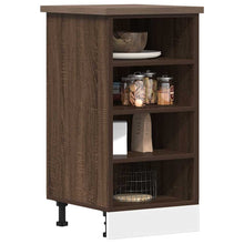 Onderkast 40x44,5x81,5 cm bewerkt hout bruin eikenkleur