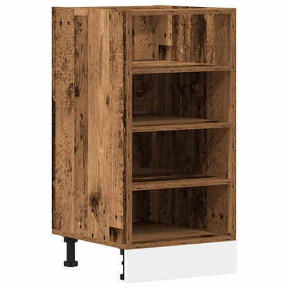 Onderkast 40x44,5x81,5 cm bewerkt hout oud houtkleurig