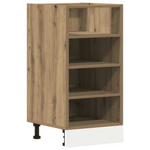 Onderkast 40x44,5x81,5 cm bewerkt hout artisanaal eikenkleur