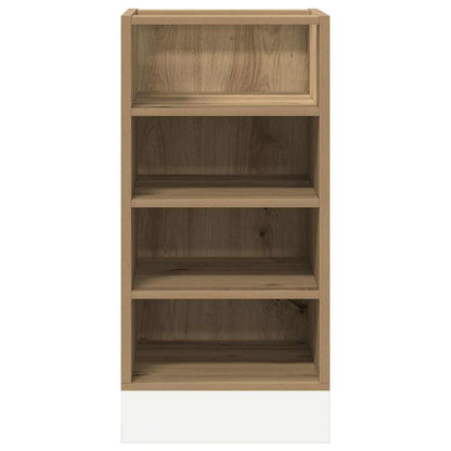 Onderkast 40x44,5x81,5 cm bewerkt hout artisanaal eikenkleur