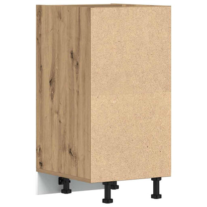 Onderkast 40x44,5x81,5 cm bewerkt hout artisanaal eikenkleur