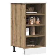 Onderkast 40x44,5x81,5 cm bewerkt hout eikenkleur