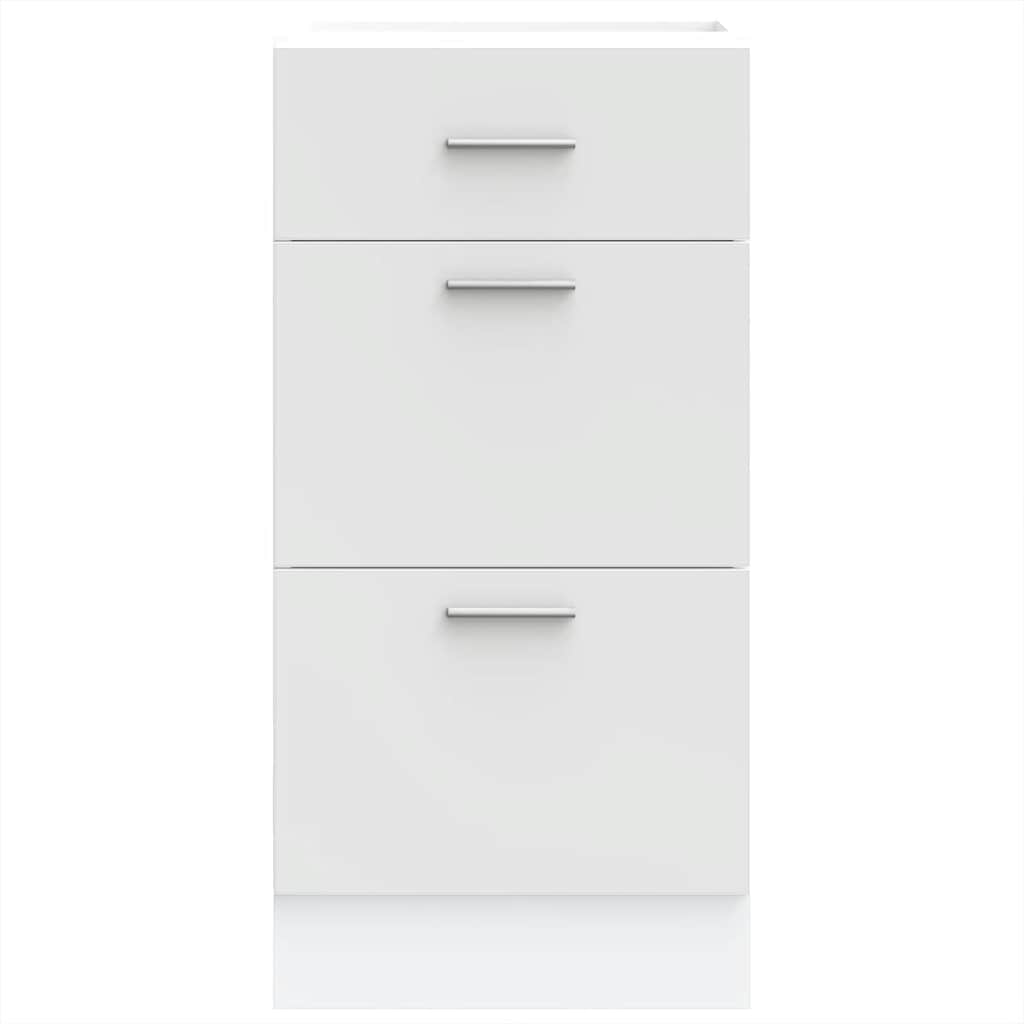 Onderkast 40x46x81,5 cm bewerkt hout wit