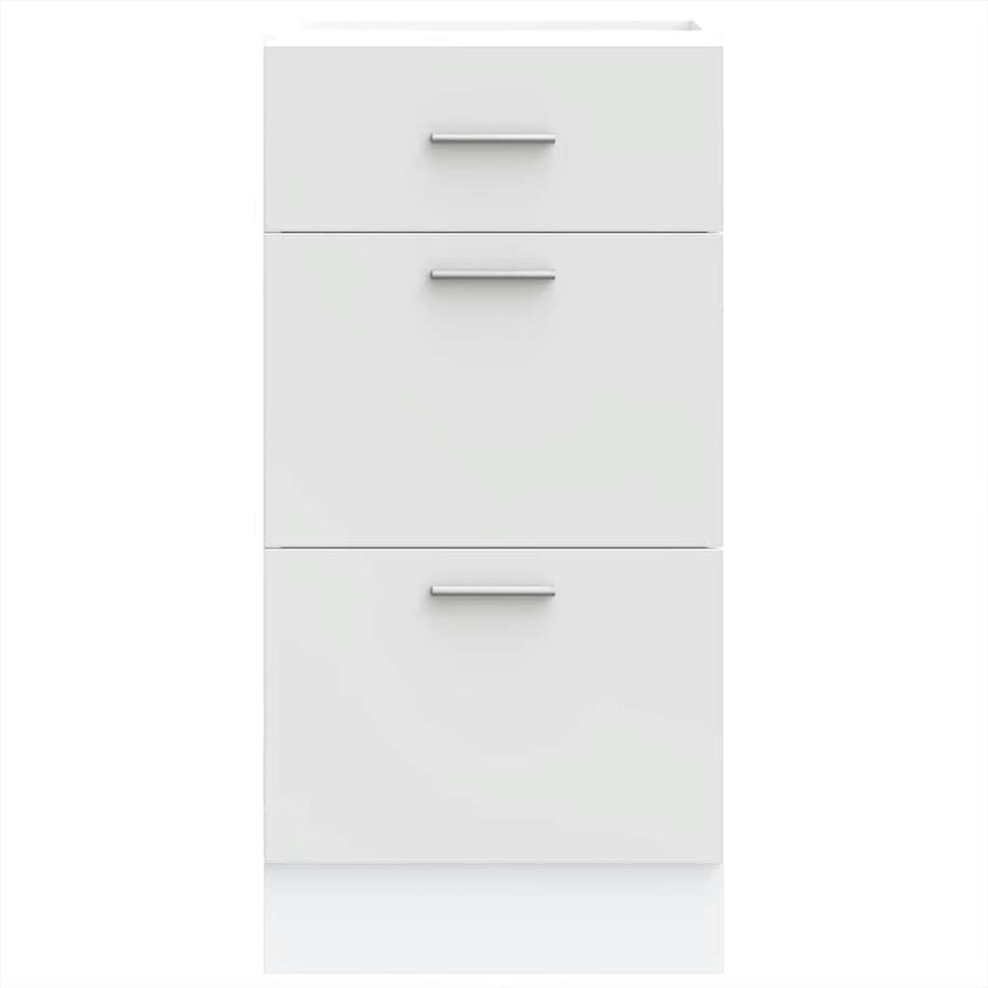 Onderkast 40x46x81,5 cm bewerkt hout wit