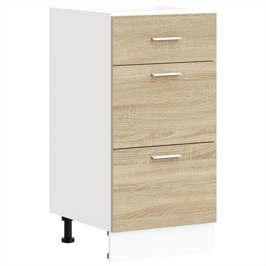 Onderkast 40x46x81,5 cm spaanplaat sonoma eikenkleurig