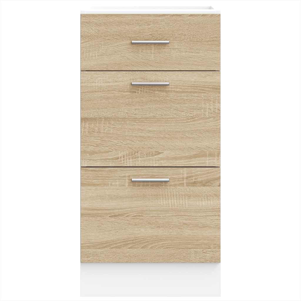 Onderkast 40x46x81,5 cm spaanplaat sonoma eikenkleurig