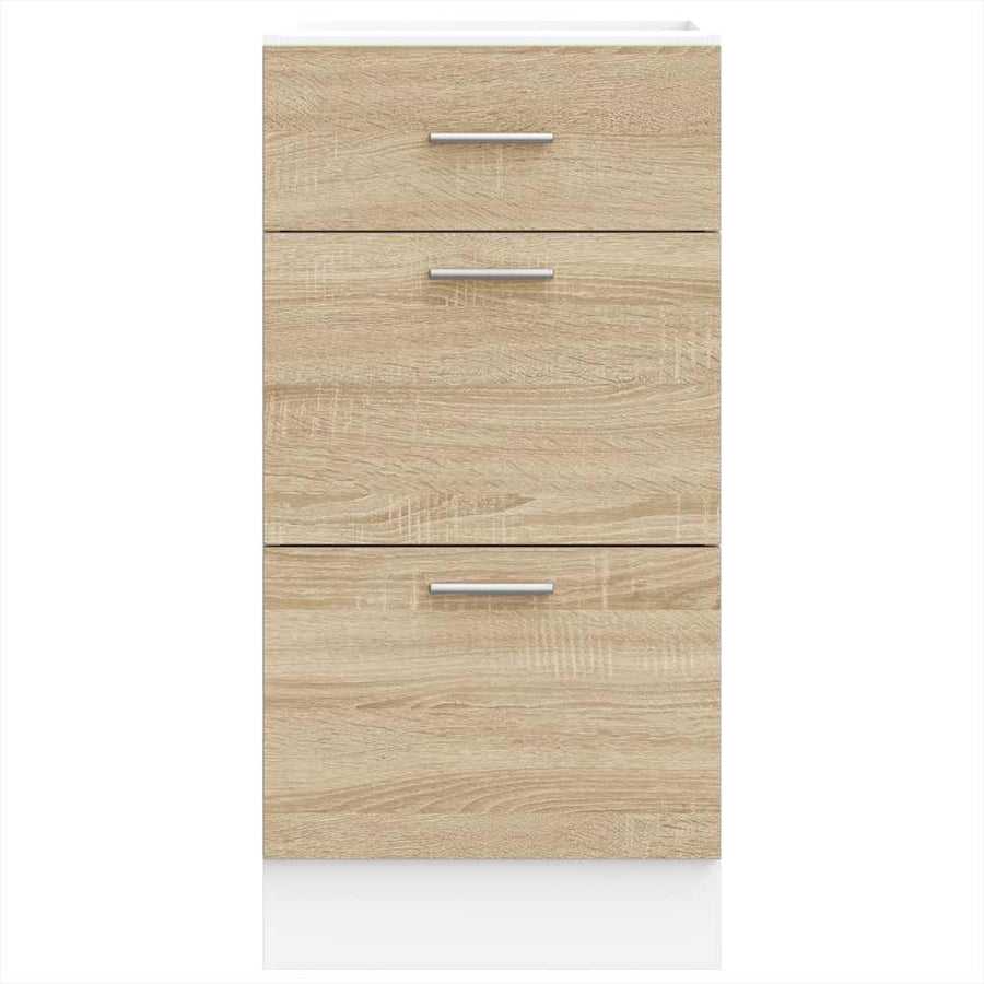Onderkast 40x46x81,5 cm spaanplaat sonoma eikenkleurig