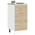 Base cabinet Lyon 40x46x81.5 cm engineered wood Sonoma oak finish