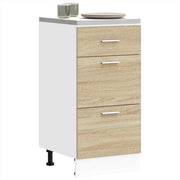Base cabinet Lyon 40x46x81.5 cm engineered wood Sonoma oak finish