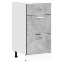 Onderkast 40x46x81,5 cm bewerkt hout betongrijs