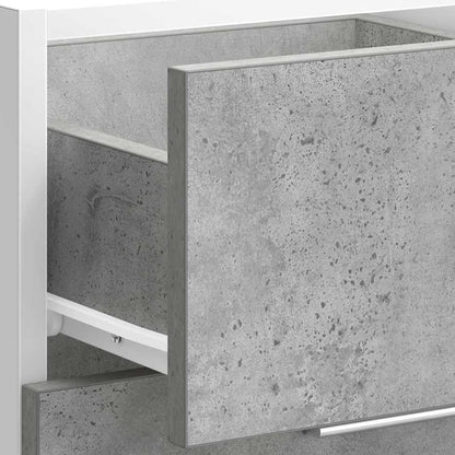 Onderkast 40x46x81,5 cm bewerkt hout betongrijs