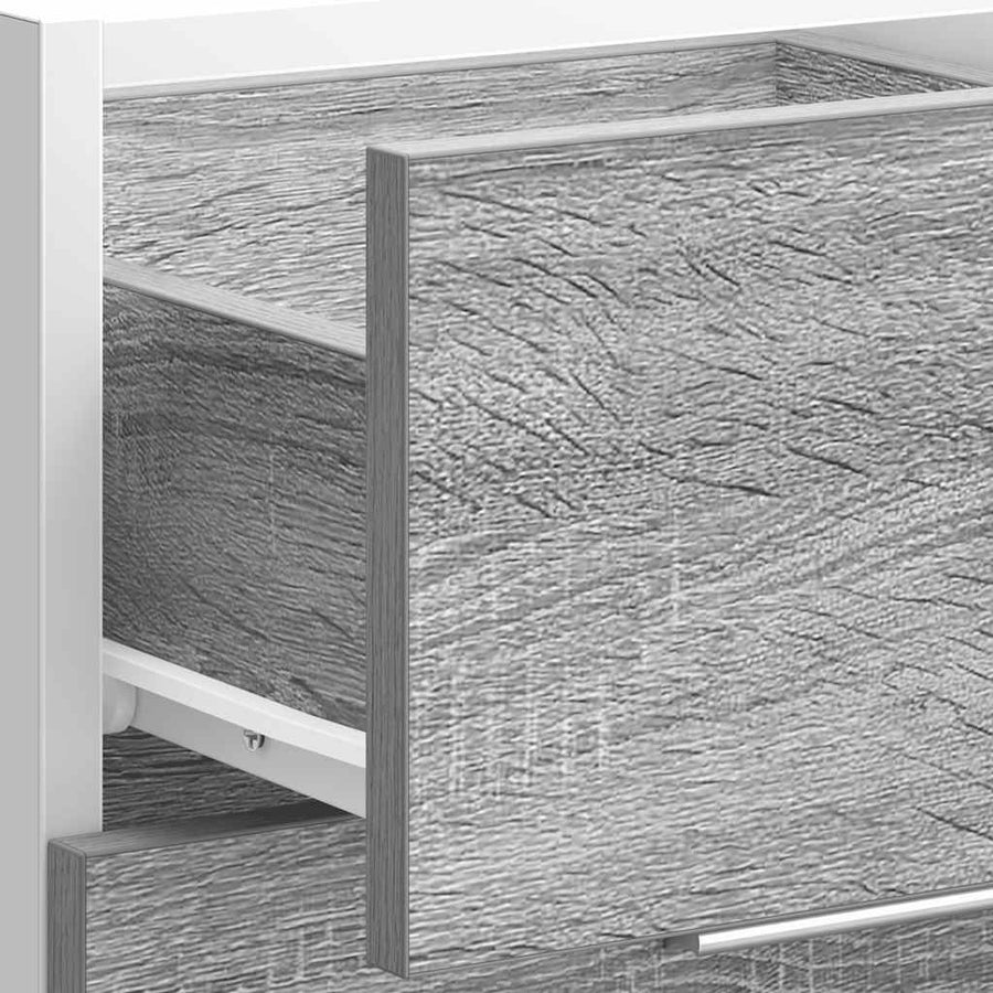 Onderkast 40x46x81,5 cm bewerkt hout grijs sonoma eikenkleurig