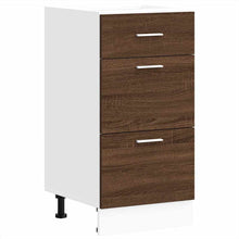 Onderkast 40x46x81,5 cm bewerkt hout bruin eikenkleur