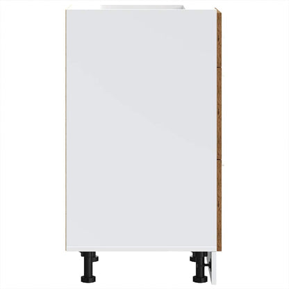 Onderkast 40x46x81,5 cm bewerkt hout oud houtkleurig