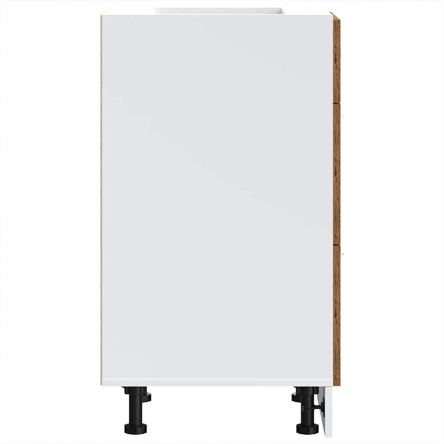 Onderkast 40x46x81,5 cm bewerkt hout oud houtkleurig