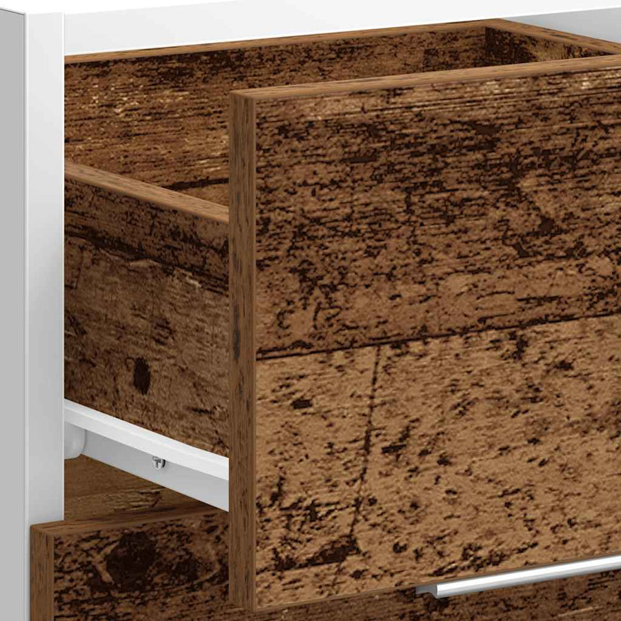 Onderkast 40x46x81,5 cm bewerkt hout oud houtkleurig