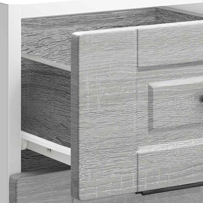 Keuken onderkast Porto bewerkt hout grijs sonoma eiken